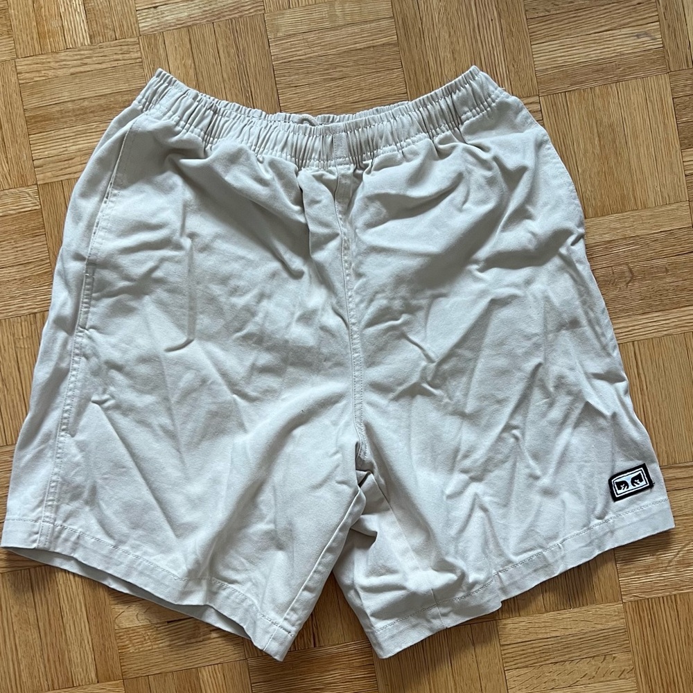 Obey Men's Cream Shorts